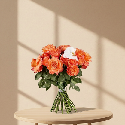 Orange Glow | Vibrant Elegant Bouquet