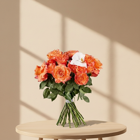 Orange Glow | Vibrant Elegant Bouquet