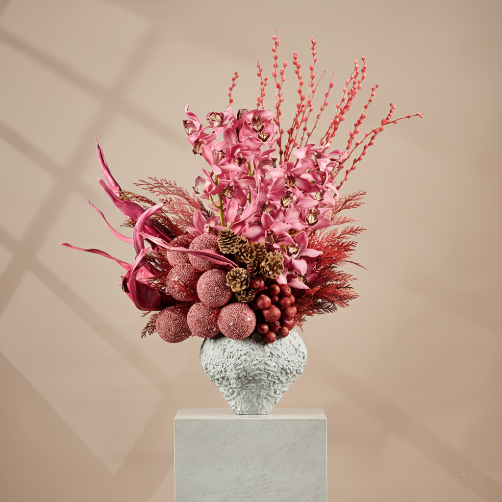 Nutcracker’s Dream | Festive Elegant Vase