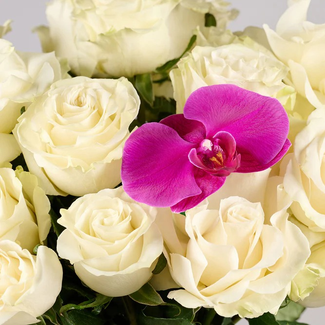 White Petal Delight Bouquet