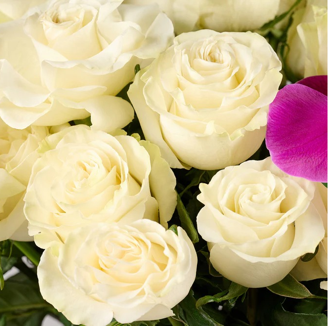 White Petal Delight Bouquet